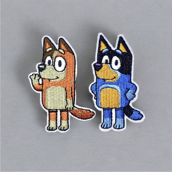 Bluey Bandit Chilli Heeler Patch Set 2.5” - Picture 1 of 3